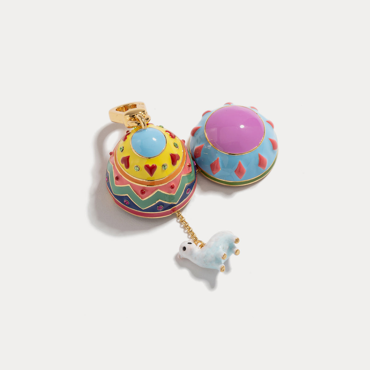 Dog Easter Egg Locket Pendant