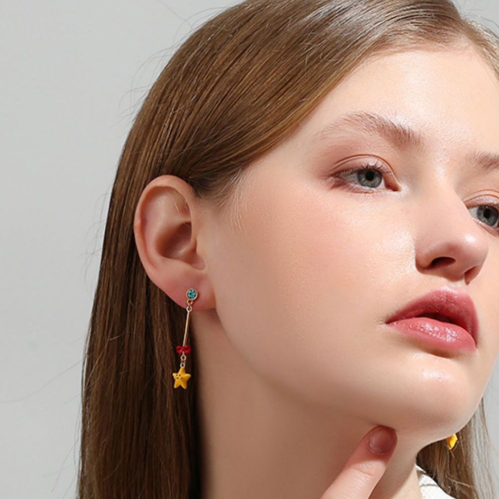 Star Drop Earrings