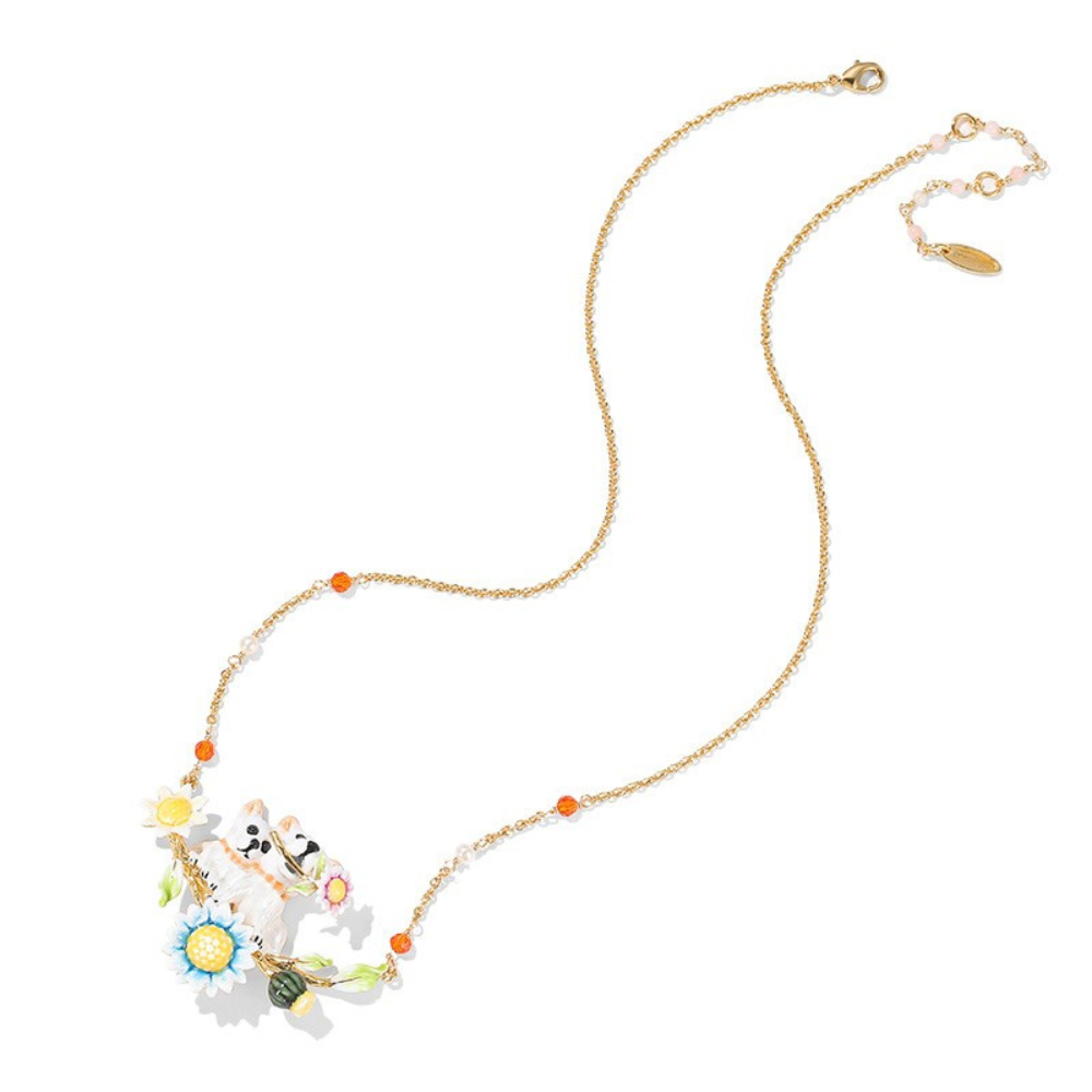 Dog Daisy Necklace