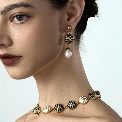 Vintage Stripe Earrings