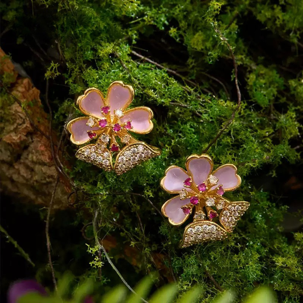 Sakura Stud Earrings