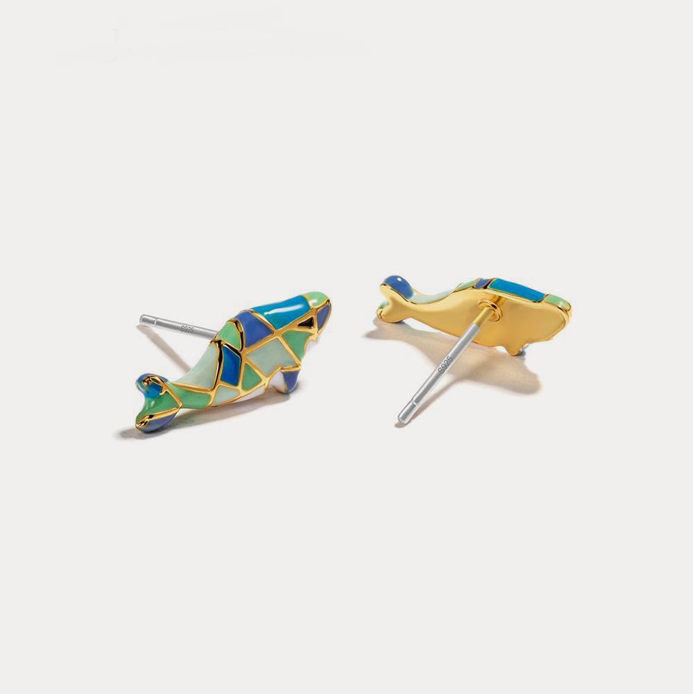 Dolphin Studs Earring