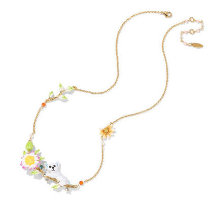 Dog Daisy Necklace