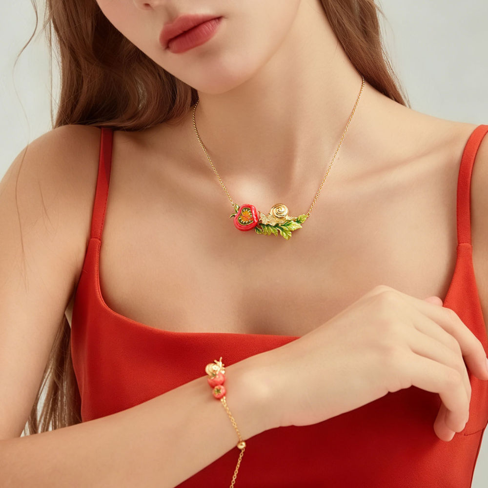 Tomato Necklace