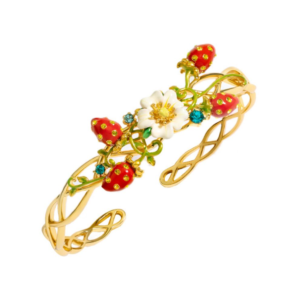 Strawberry Cuff Bracelet