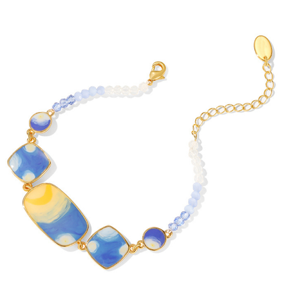 Blue Starry Night Necklace