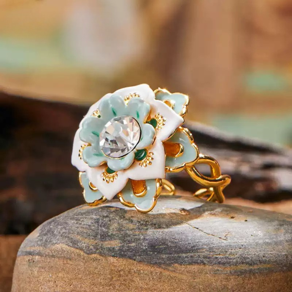 Zen Floral Symphony Ring