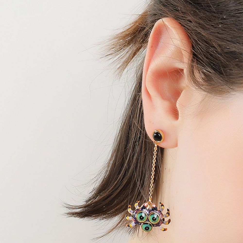 Spider Drop Earring