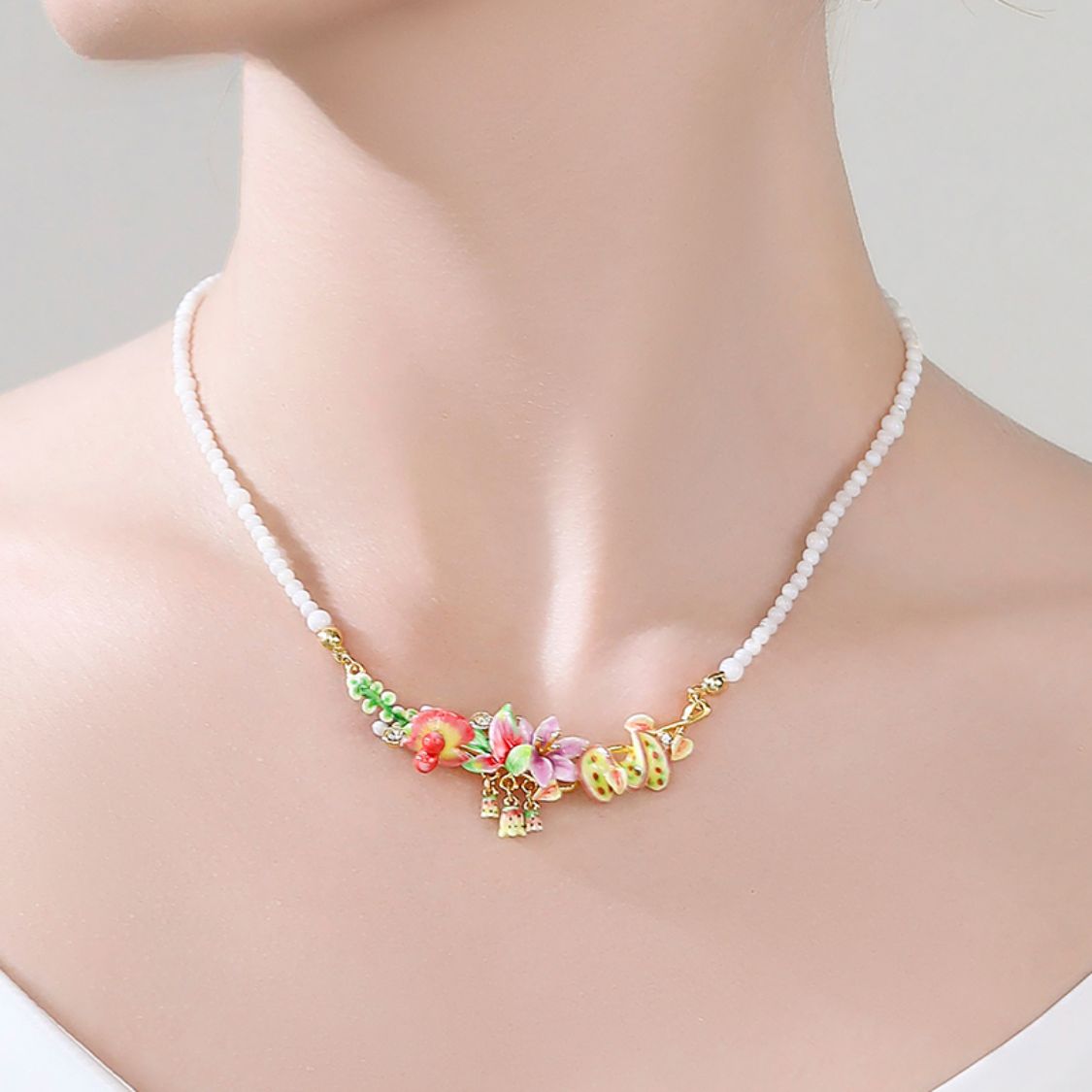 Tropical Blossom Necklace