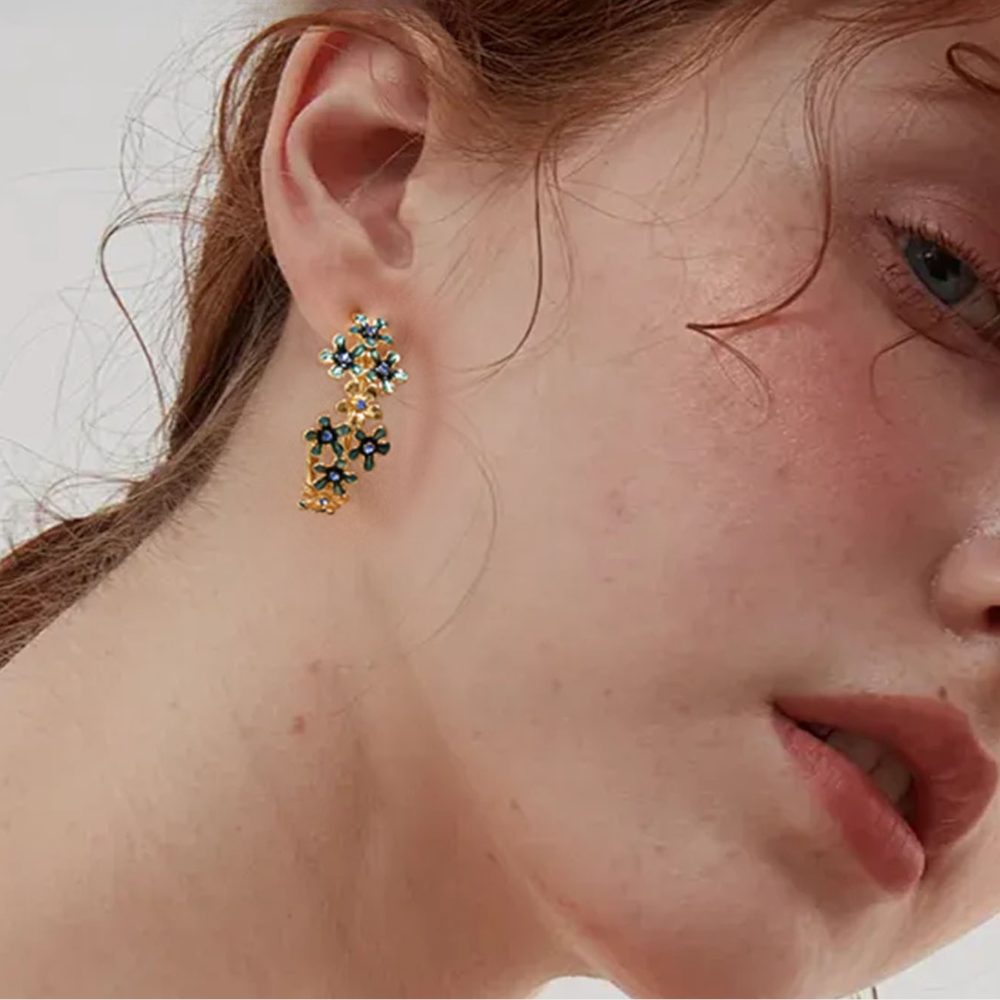 Blossom Hoop Earrings