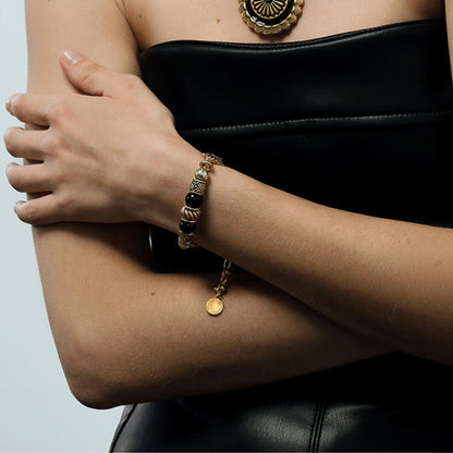 Vintage Sunflower Radiance Bracelet