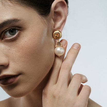 Vintage Pearl Earrings