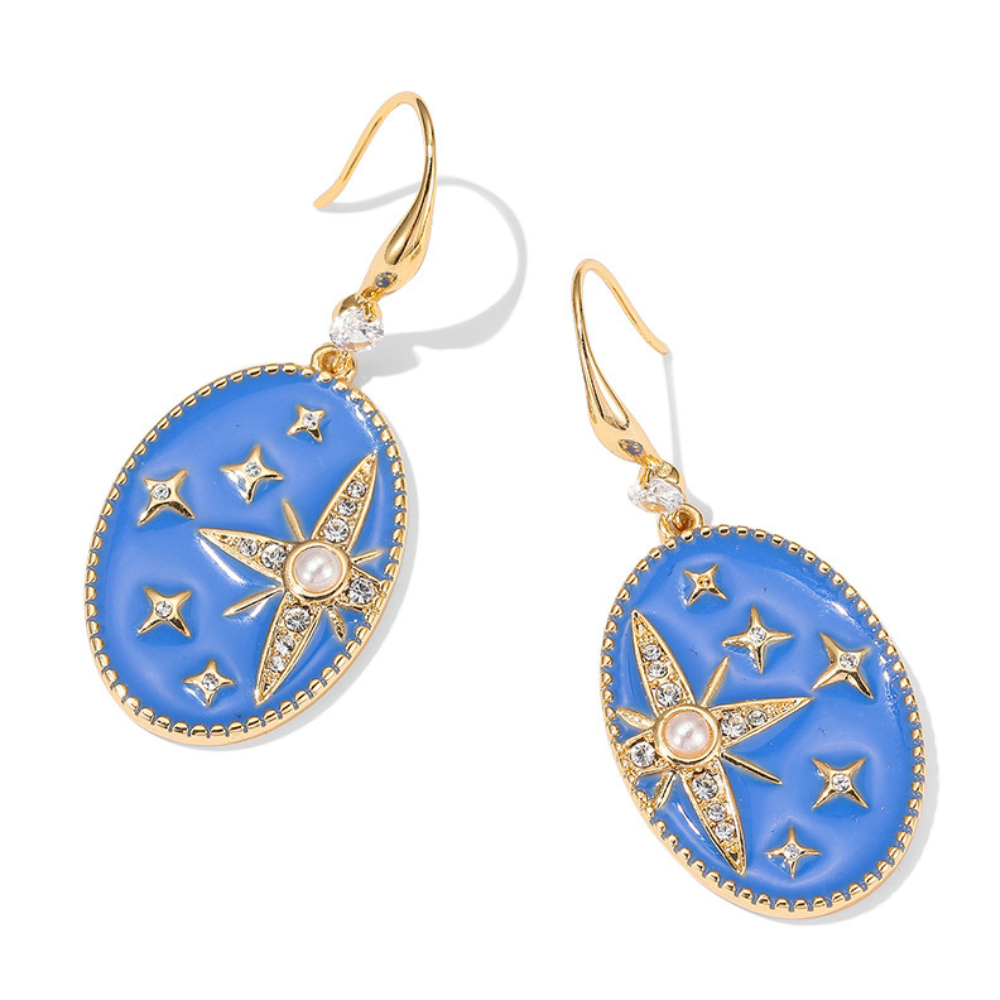 Star Drop Earrings