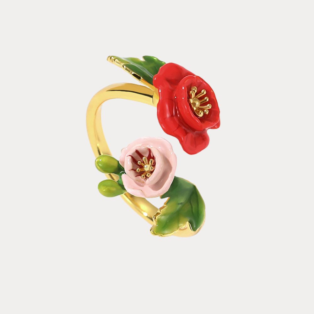 Corn Poppy Ring