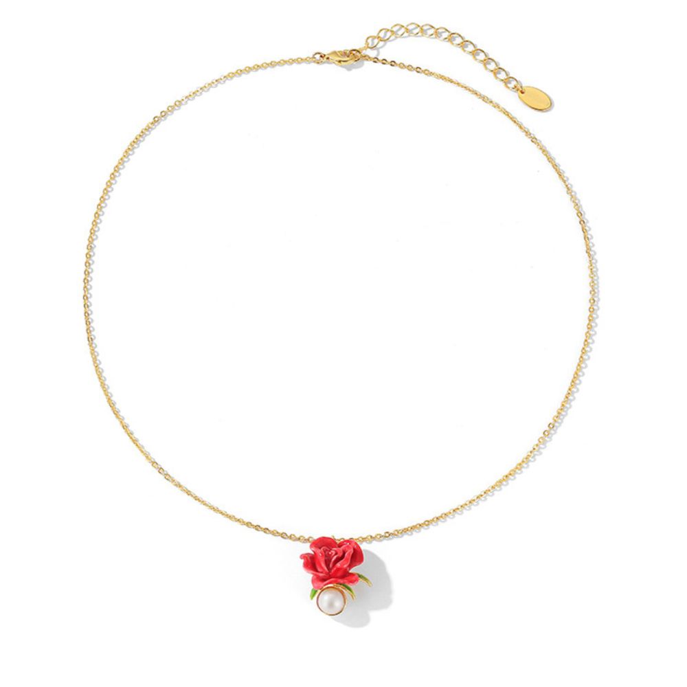 Red Rose Necklace