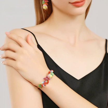 Bird of Paradise Flower Bracelet