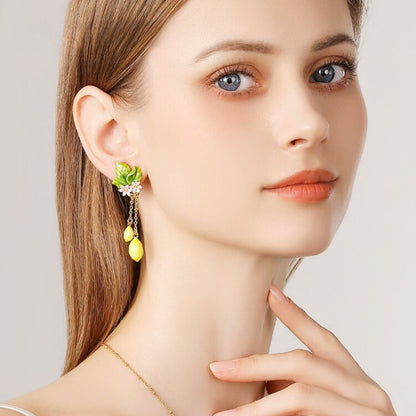 Lemon Tassel earrings