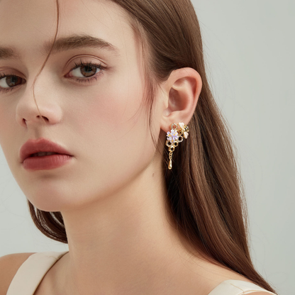 Honey Bee Drop Earrings