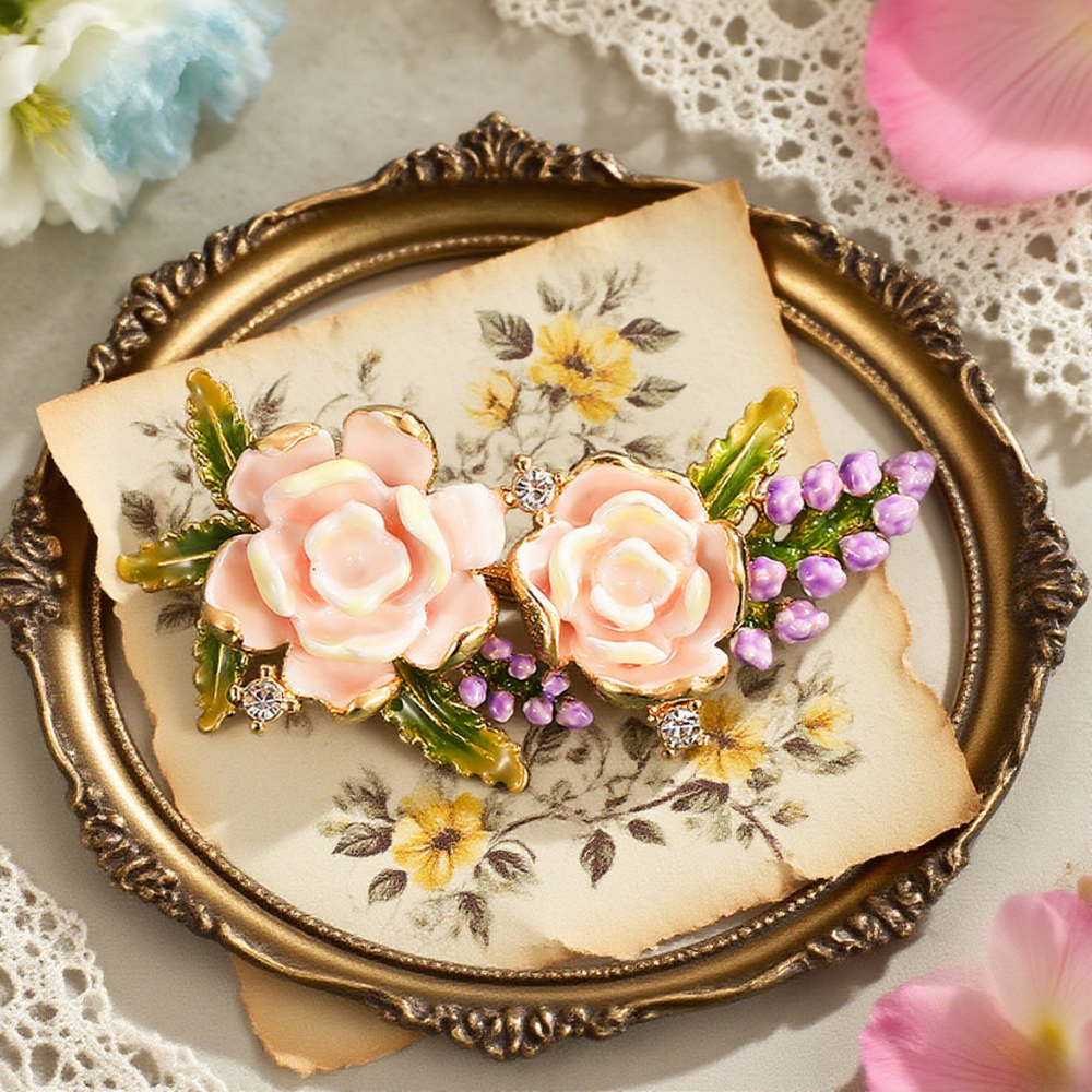 Lavender Brooch