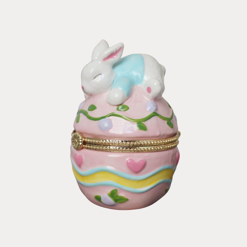 Sleeping Bunny Trinket Box