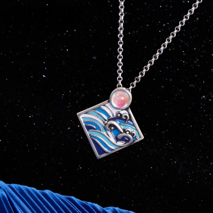 Moonlit Ocean Necklace