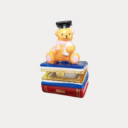 Graduation Teddy Bear Trinket Box