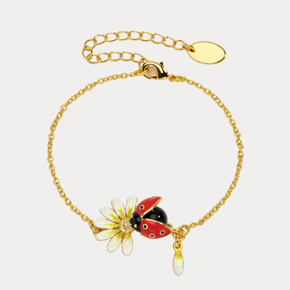 Daisy & Ladybug Bracelet