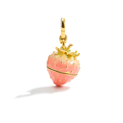 Strawberry Bunny Locket Pendant