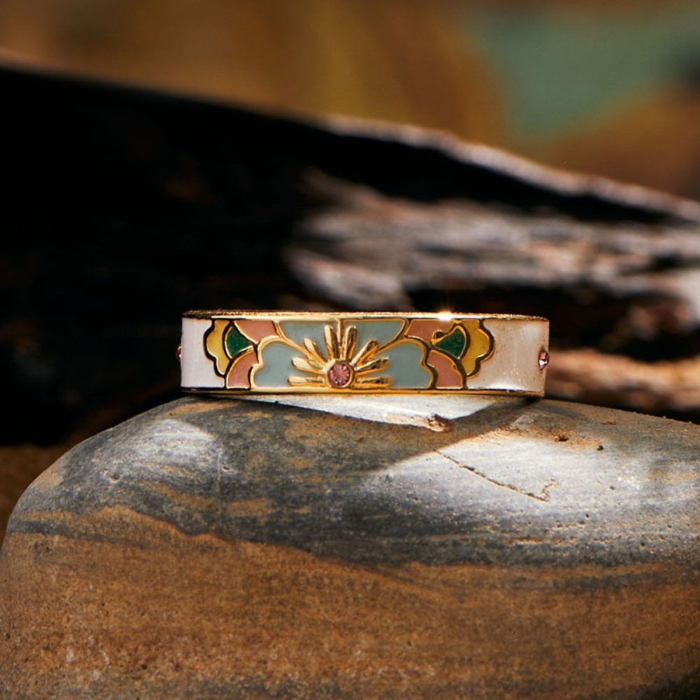 Zen Floral Symphony Ring
