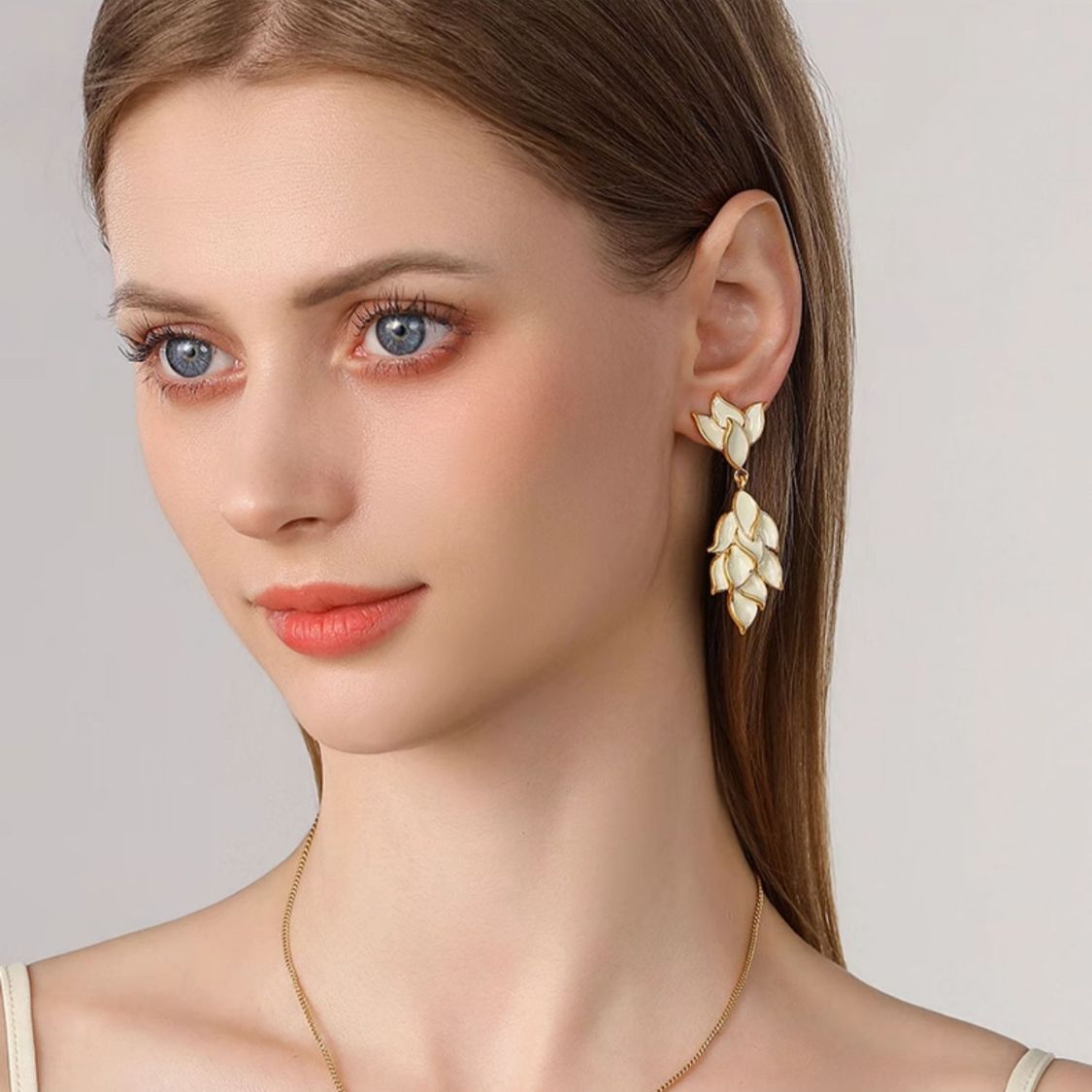 Golden Leaf Earrings