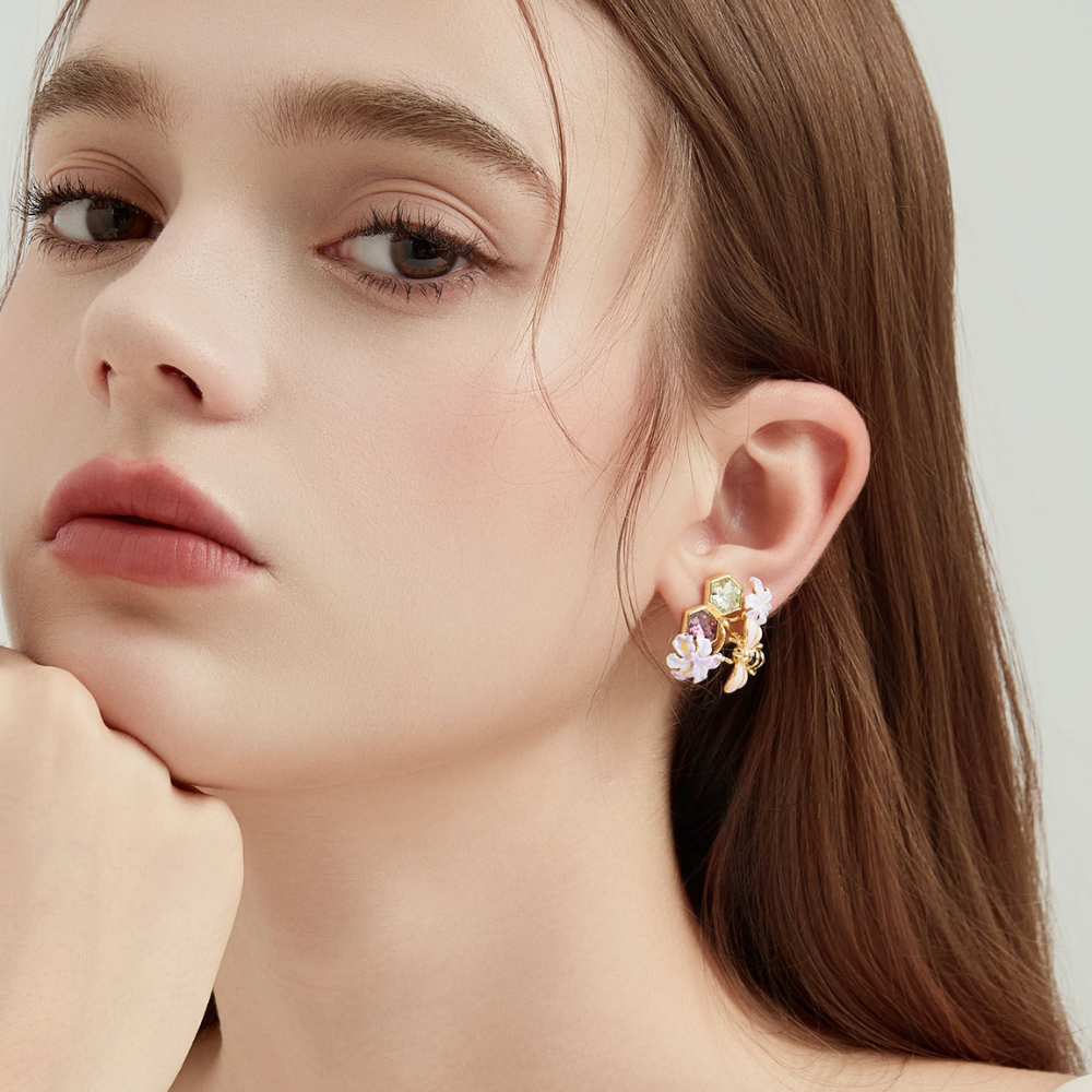 Honey Bee Earrings