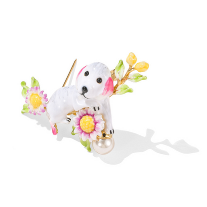 Dog Brooch