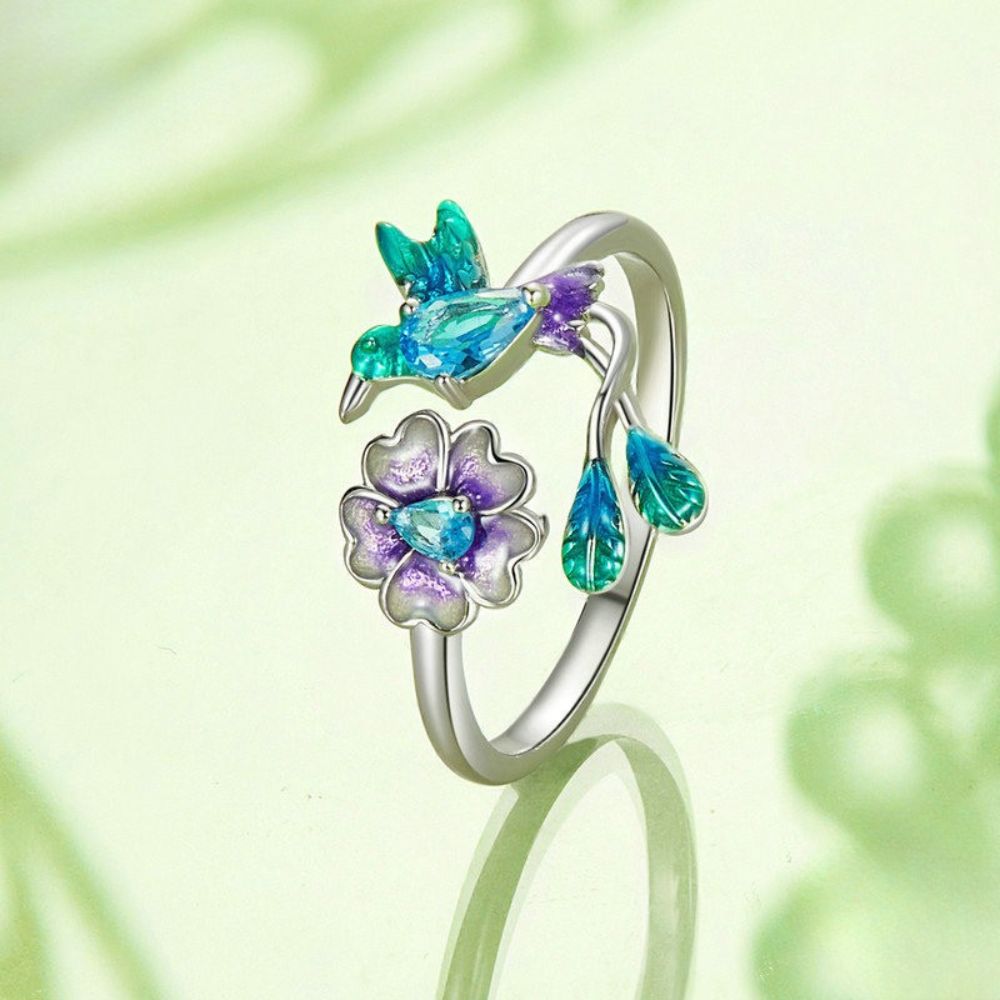 Bird Blossom Ring