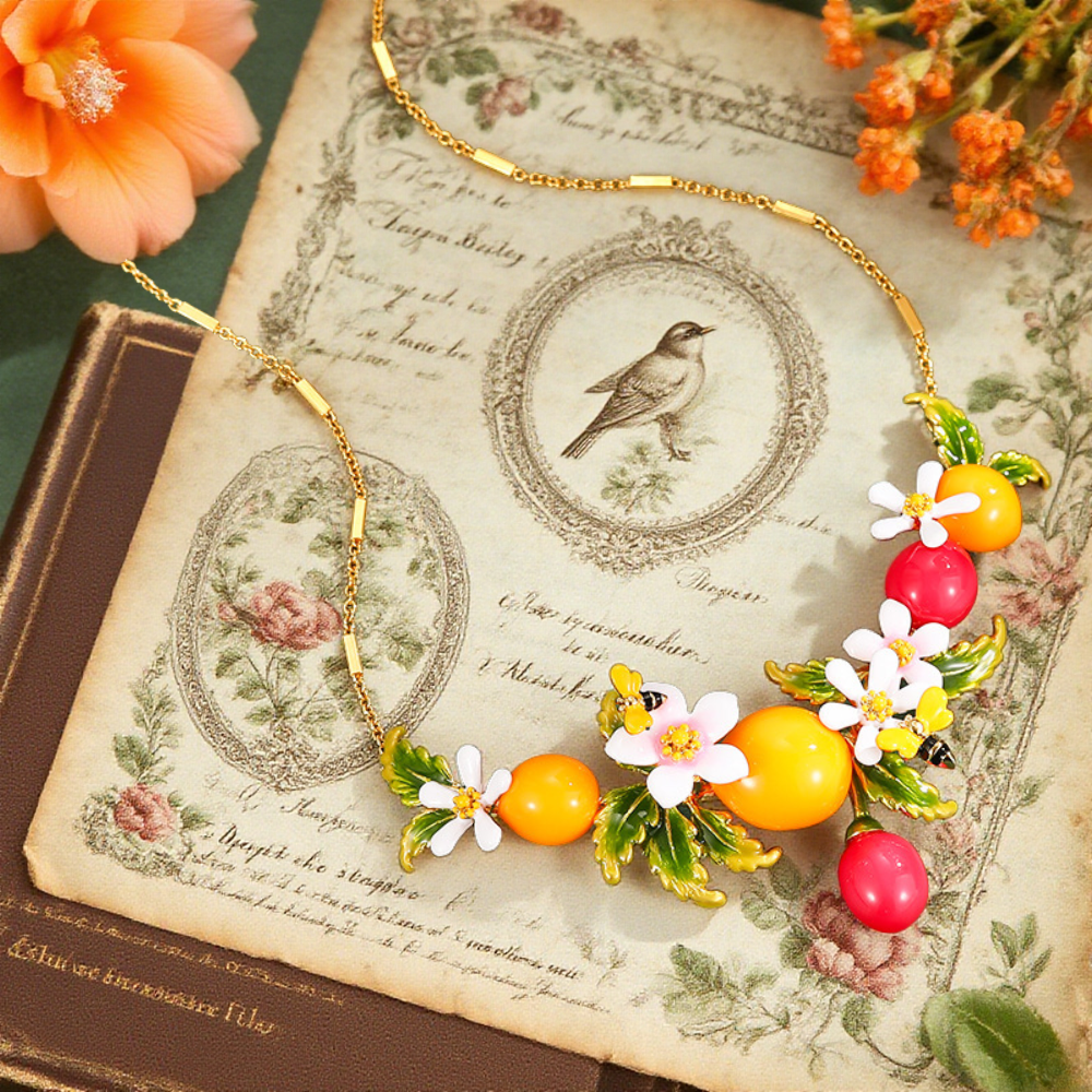 Cherry Tomato Necklace