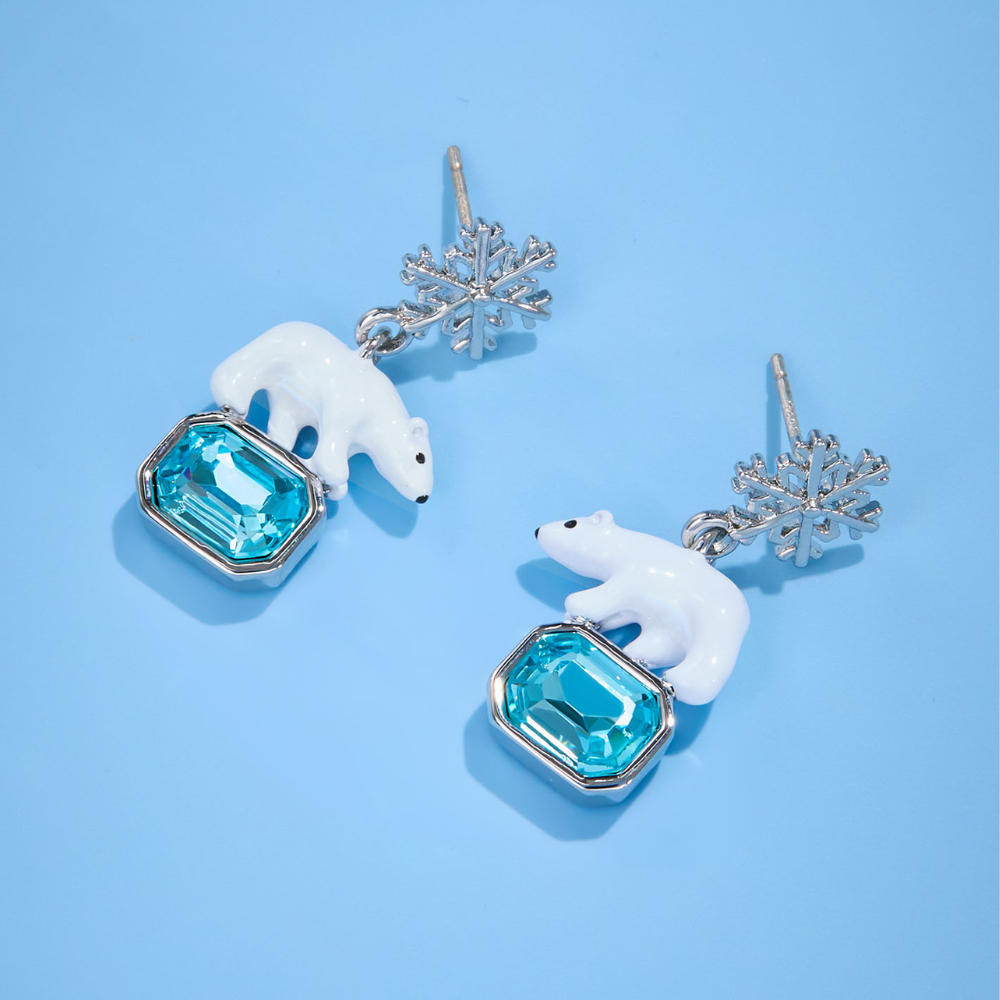 Polar Bear Earrings