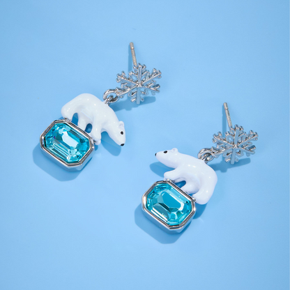 Polar Bear Earrings