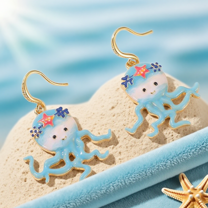 Ocean Octopus Earrings