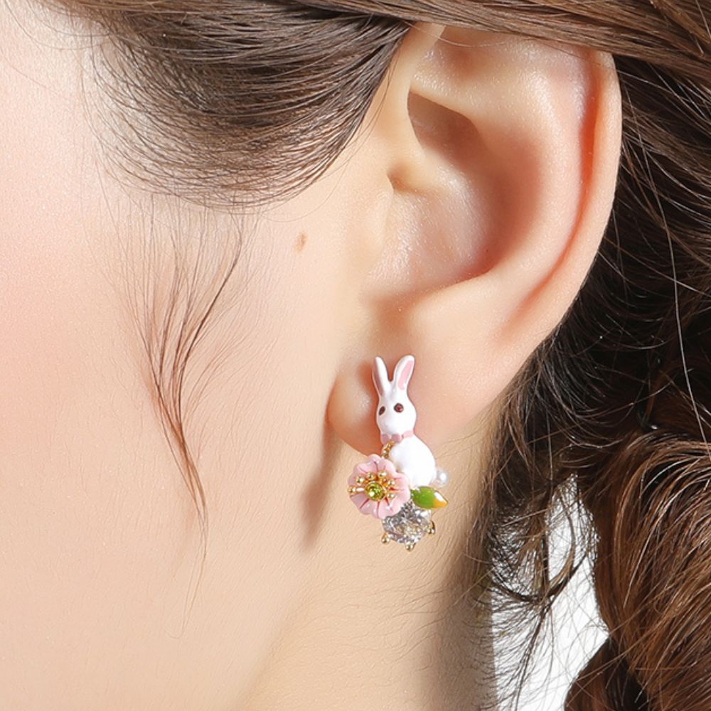 Rabbit Blossom Earring