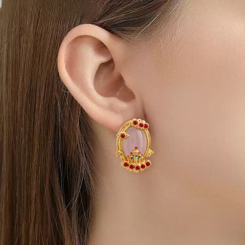 Castle in the Sky Stud Earrings