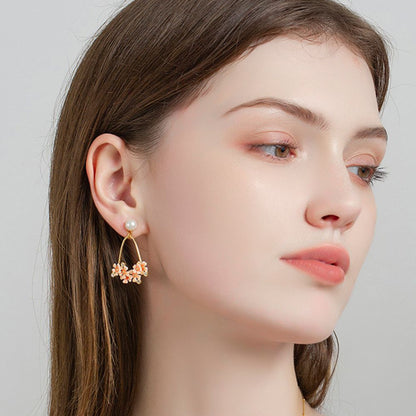 Pink Verbena Earrings