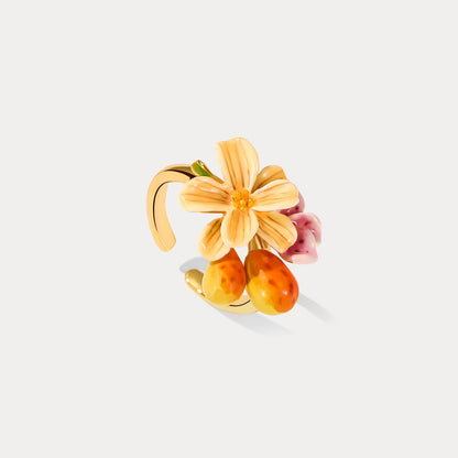 Sweet Pear Flower Ring