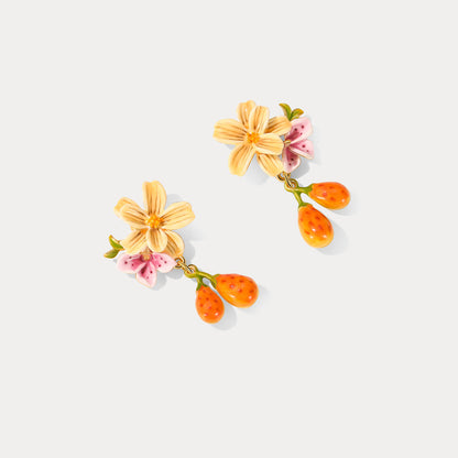 Sweet Pear Flower Earrings