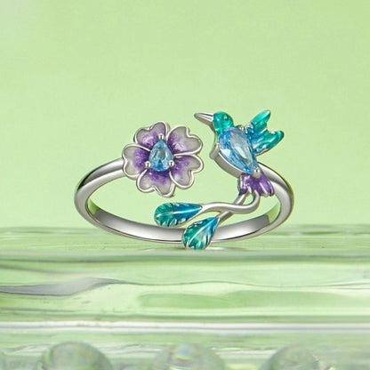 Bird Blossom Ring