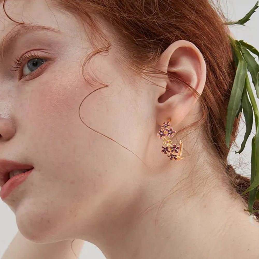 Blossom Hoop Earrings