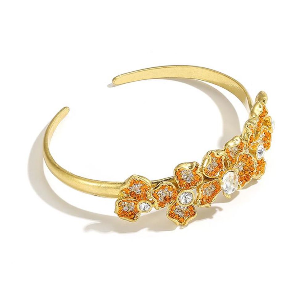 Vintage Blossom Cuff Bracelet