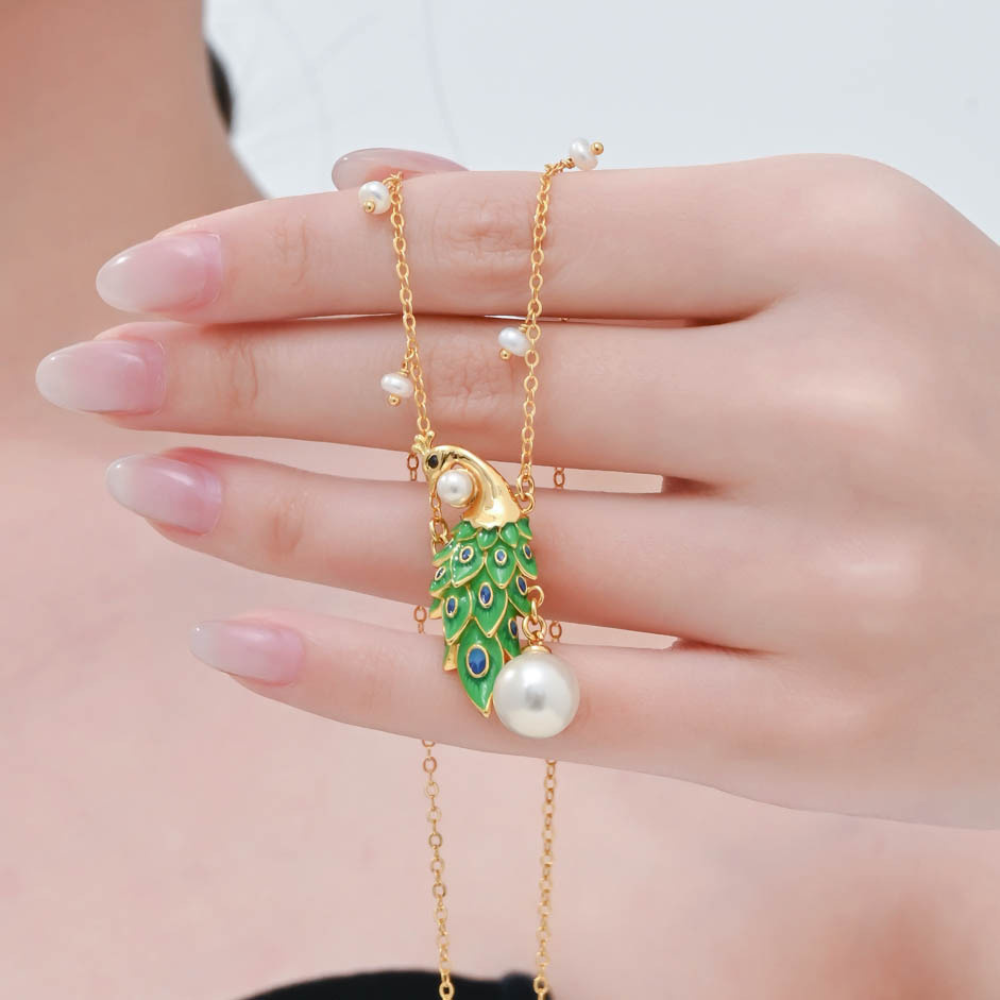 Peacock Necklace