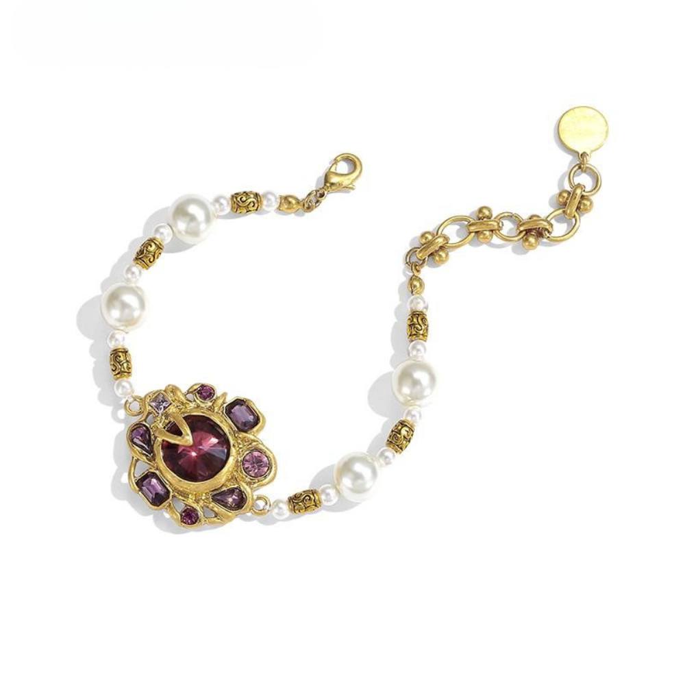 Vintage Royal Garnet Bracelet