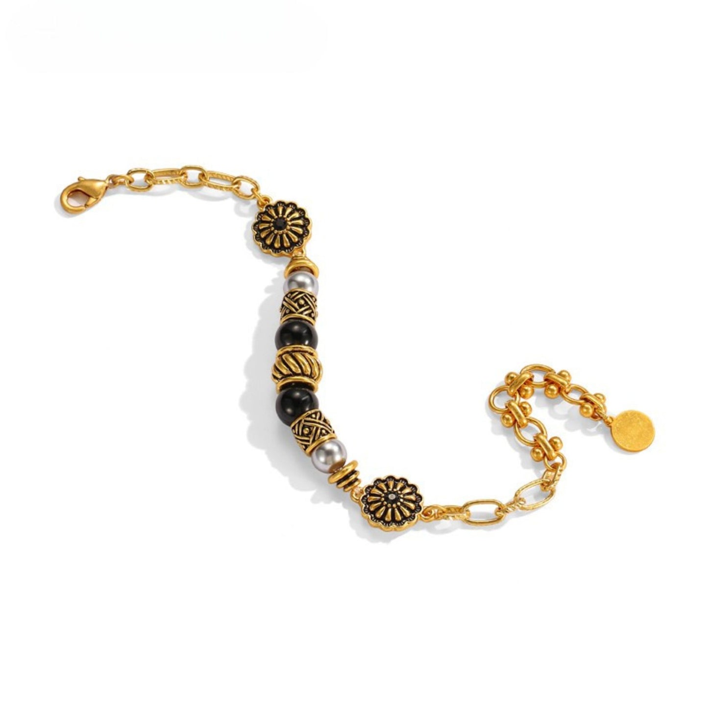 Vintage Sunflower Radiance Bracelet