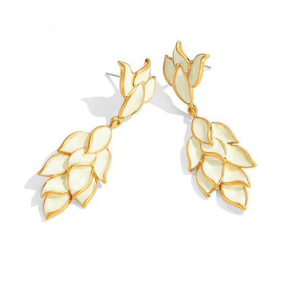 Golden Leaf Earrings