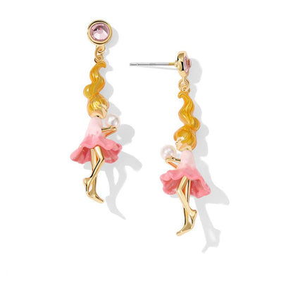 Dancing Girl Pearl Earrings